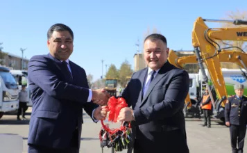 Талас облусуна ата мекендик өндүрүштөгү 42 атайын техника тапшырылды