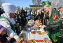 В Бишкеке прошли праздничные гуляния в честь Масленицы