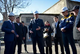 Мэр Бишкека проверил работу МП «Бишкектеплосеть»