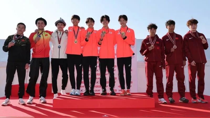 3937856. Cff66c42f77a518eb67ea579a983f0b0 сборная кыргызстана завоевала серебро чемпионата азии по кроссу в японии