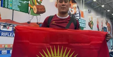 Кыргызстанец Имандос Бектенов завоевал серебро на чемпионате Азии по стрельбе Главная