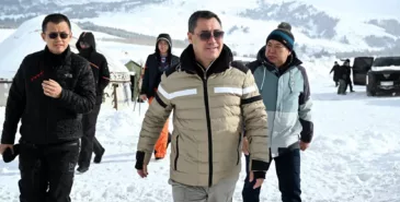 Садыр Жапаров и основатель Binance Чанпэн Чжао посетили Жыргалан Главная