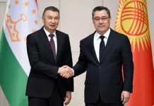 Садыр Жапаров принял премьер-министра Таджикистана