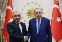 Торага Жогорку Кенеша встретился с Реджепом Тайипом Эрдоганом