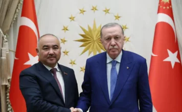 Торага Жогорку Кенеша встретился с Реджепом Тайипом Эрдоганом