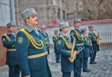 В Минобороны Кыргызстана состоялся митинг, посвященный Дню защитника Отечества