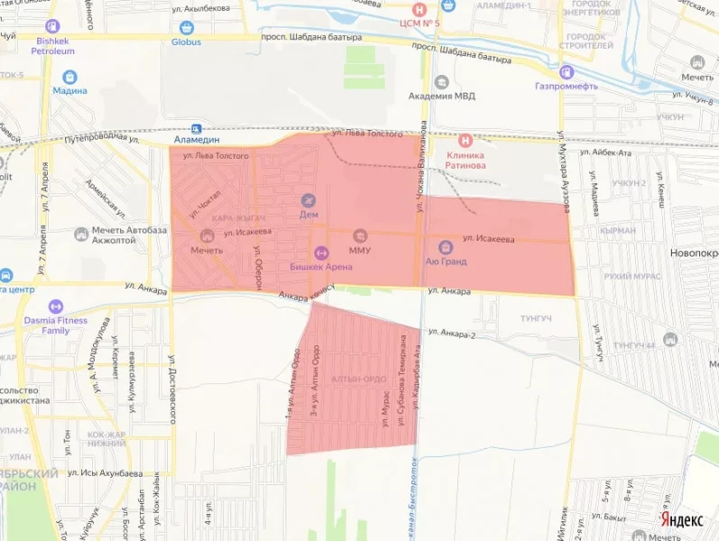 1773027979. Width 800 в некоторых районах бишкека 12 марта не будет воды – карта