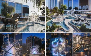 У ЦУМа в Бишкеке вновь появятся фонтан, пешеходная и зеленая зоны — эскиз