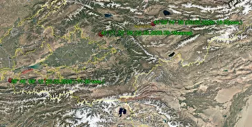За сутки в Кыргызстане зафиксировано два землетрясения Главная