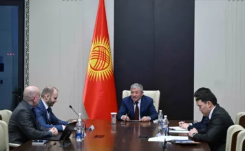 Адылбек Касымалиев провел встречу с представителями компании «Бостон Консалтинг Групп»