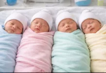 В Оше 26-летняя женщина родила четверняшек