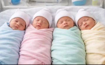 В Оше 26-летняя женщина родила четверняшек