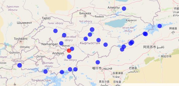 В Кыргызстане ранним утром произошло землетрясение, его ощутили в Оше, Узгене и Манасе