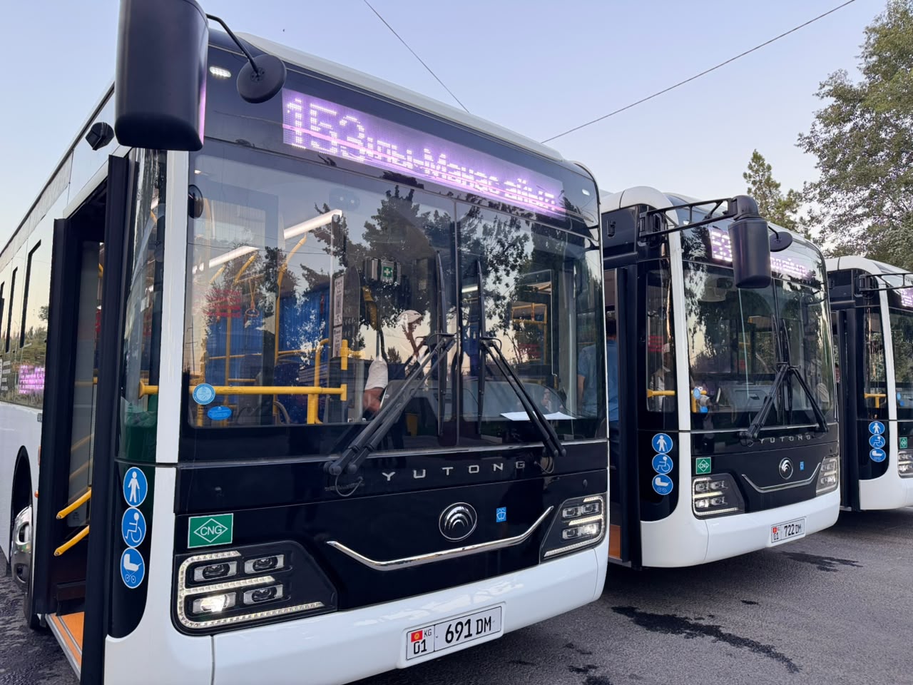 471810 в бишкеке запустили новые автобусы